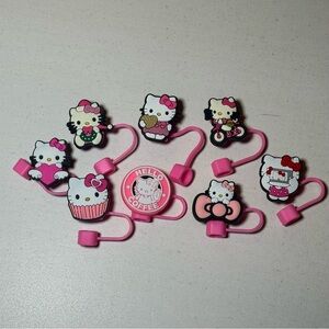 NEW BOUTIQUE SANRIO HELLO KITTY 8 Cute Design Straw Topper for Stanley Tumblers
